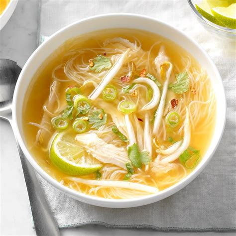 Thai Chicken Noodle Soup Recipe Taste Of Home