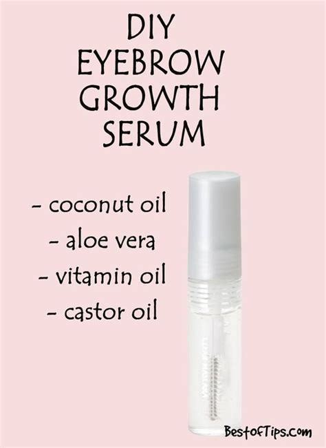 How To Make Your Own Eyebrow Growth Serum Get Gorgeous Brows With