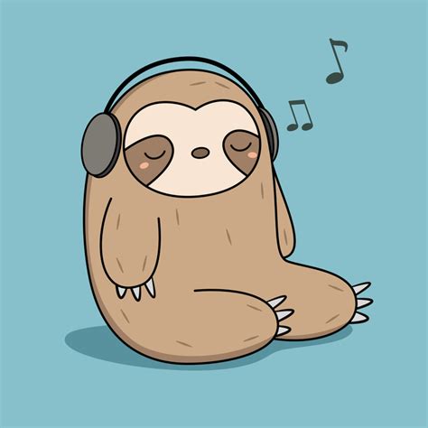 Pin By Dayna Lewis On Ts Sloth Drawing Sloth Cartoon Cute Sloth