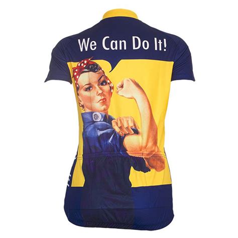 Rosie The Riveter Womens Cycling Jerseys Pink Womens Cycling Jersey