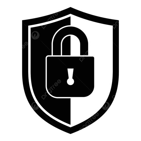 Gambar Perisai Melindungi Ikon Keamanan Bisnis Browser Sederhana Png