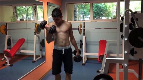 14 Year Old Doing Bicep Curl Youtube