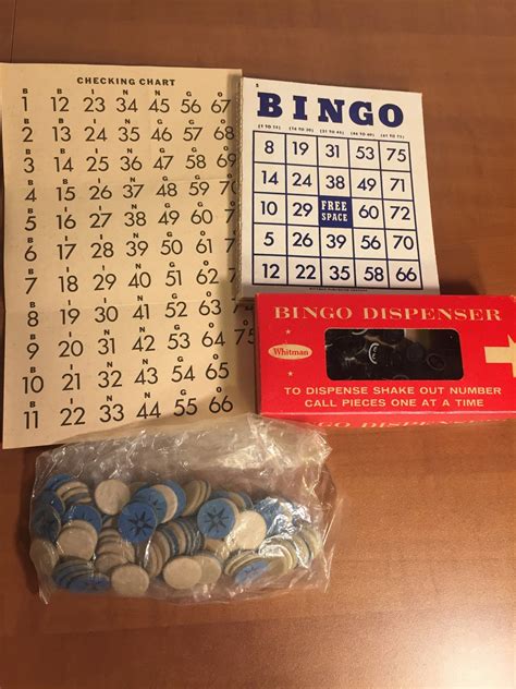 Whitman Bingo Game Set Etsy