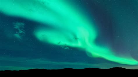 Night Landscape With Aurora Borealis Lofoten Islands Norway Windows