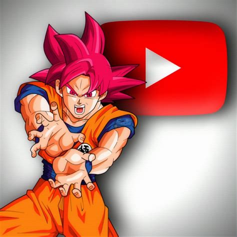 Goku Ssj God Icon Youtube Personajes De Dragon Ball Personajes De