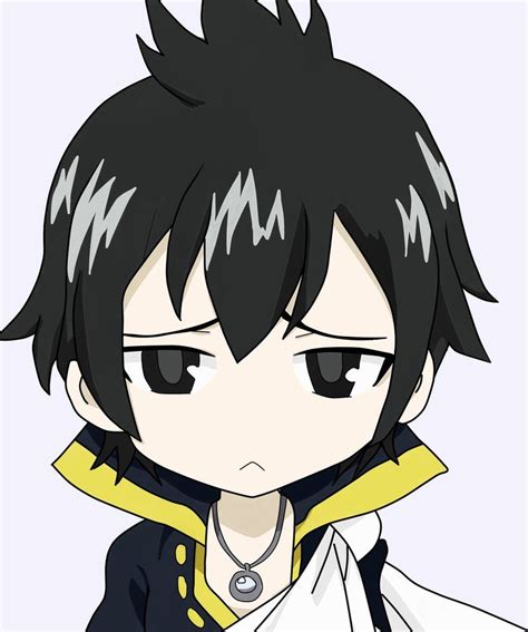 Chibi Zeref By Colormequick On Deviantart Just A Touch