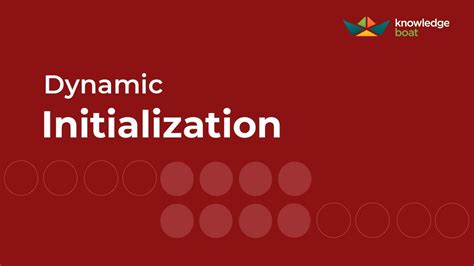 Dynamic Initialization Of Variables Icse Computer Applications Java