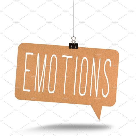 Emotions Word On Cardboard ~ Business Photos ~ Creative Market