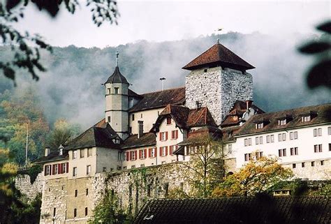A Beautiful Shot Of The Fortress In Aarburg Slott