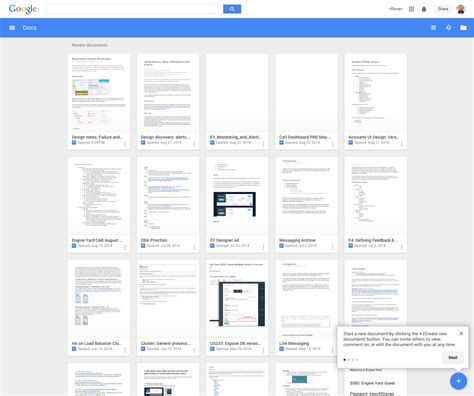 New Google Docs UI – Designer News