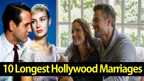 Top 10 Longest Hollywood Marriages Alltimetop Youtube
