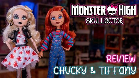 Monster High Skullector Chucky And Tiffany Doll Review Youtube
