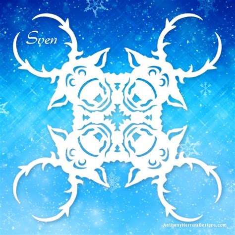 Free Printable Disney Frozen Snowflake Patterns By Anthony