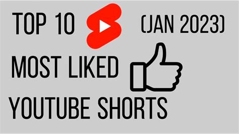 The Most Liked Youtube Shorts Jan Youtube