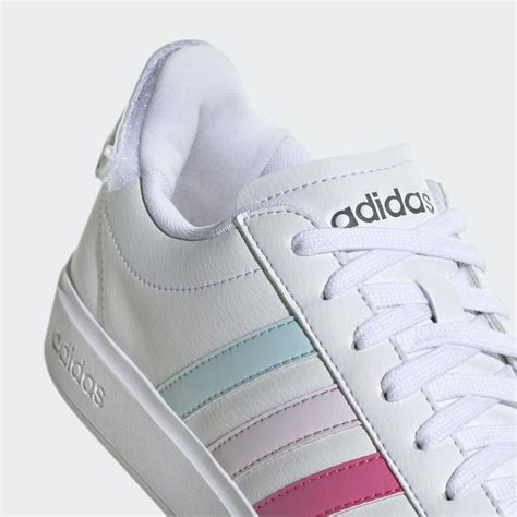 Adidas Grand Court Cloudfoam Lifestyle Comfort Shoes White Adidas Qa