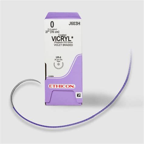 Absorbable Suture Thread Vicryl Ethicon 10 0 9 0 8 0