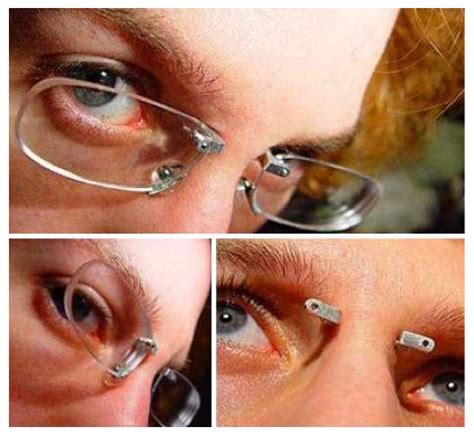 Wow A Bridge Piercing With Magnets To Connect To Your Glasses Lense Piercings And Jewelry