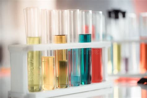 Test Tubes Or Glassware In Laboratory Stock Image Image Of Biology
