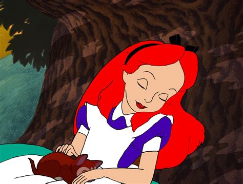 Princess Ariel As Alice Sleeping By Optimusbroderick83 On Deviantart