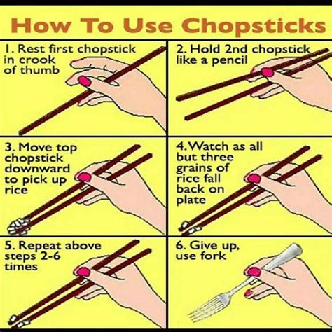 Though initially used to reach into deep pots while cooking 1. How to use chopsticks LED Lighting (With images) | Chopsticks, Memes, Funny p