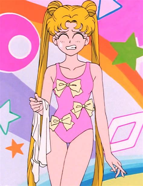 Usagi Tsukino Swimsuit Swimwear Swim Suit Sailor Moon Etsy