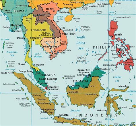 Where Is Singapore On Asia Map