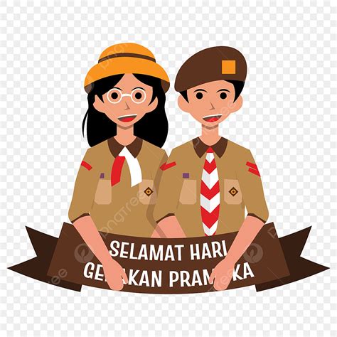 Scout Pramuka Day Vector Art Png Happy Scout Day Indonesia Happy
