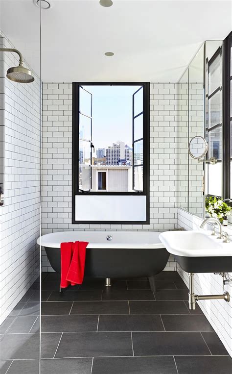 30 Black And White Bathroom Floor Tile