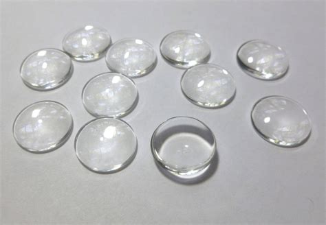 Bulk Clear Glass Round Cabochon 16mm X 5mm Blanks Magnifying Dome 250 500 Pieces Pcs