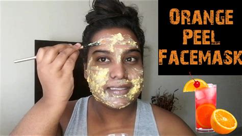 Orange Peel Powder Facemask For Scar Fading And Brightening Skin