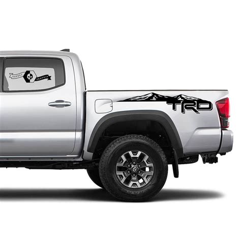 2x Tacoma Toyota Trd Off Road Truck Bed Side Decals Vinyl Stickers