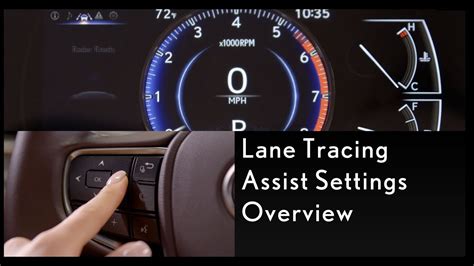 How To Use Lane Tracing Assist Lexus Youtube