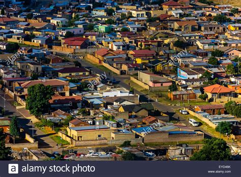 Overview Of Soweto South Western Townships Johannesburg South Stock