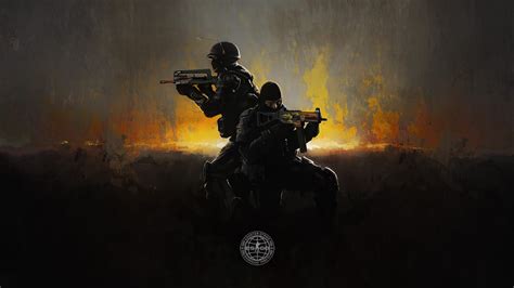 Wallpaper Artwork Soldier Counter Strike Global Offensive Darkness