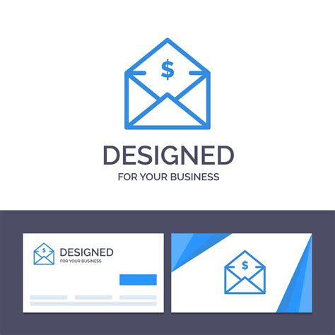 Creative Business Card And Logo Template Dollar Mail Money Moneyorder