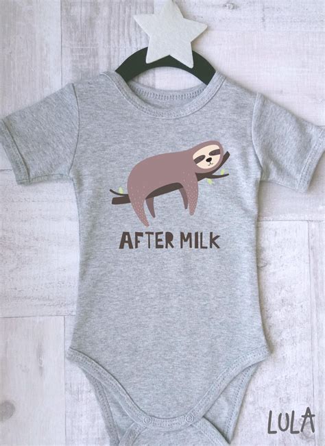 Sloth Baby Clothes Cute And Funny Baby Romper With Sloth Etsy In