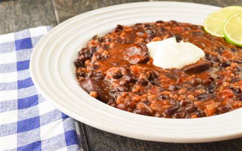 Crock Pot Sausage Black Beans And Rice Serena Bakes Simply From Scratch