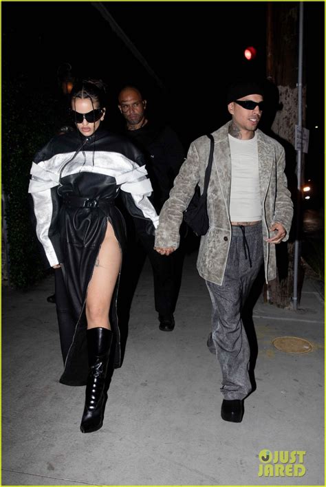 Rosalia Boyfriend Rauw Alejandro Hold Hands On Date Night In L A