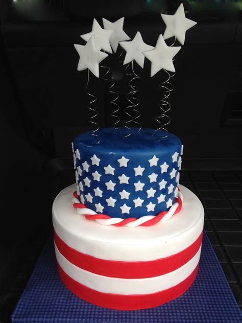 American Flag Cake Themed Cakes Pinterest Flag Cake Flags And Cake