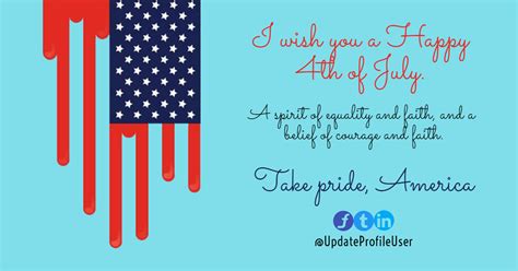 4th Of July Message 4thofjuly Design Template 103896
