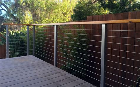 Stainless Steel Deck Railing Posts San Diego Cable Railings