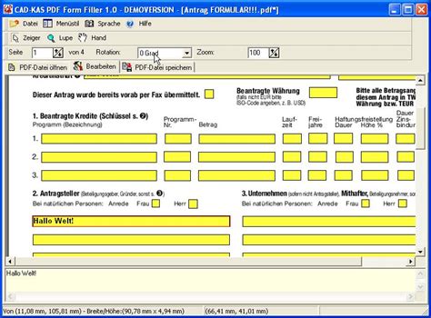 Der formular experte zweckform hilft ihnen dabei: PDF Formular Füller 1.0 Download | Freeware.de