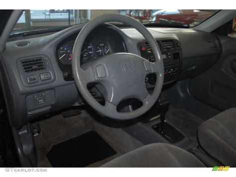 Gray Interior 1998 Honda Civic Lx Sedan Photo 39201711