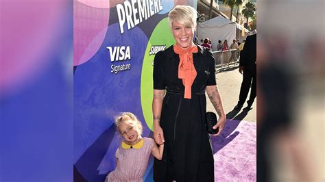 Pink Adorably Chronicles Daughter Willows Loose Tooth On Tour Bus