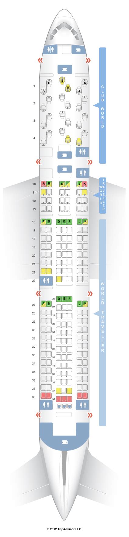 Seatguru Seat Map British Airways Boeing 767 300 763 Worldwide