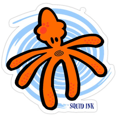 Squid Ink Logo Stickers By Squidink58 Redbubble