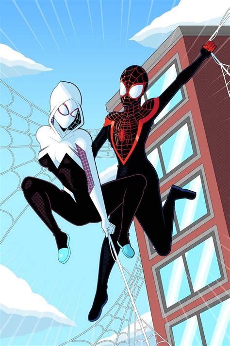 Miles And Spider Gwen By Owenoak95 On Deviantart Spiderman And Spider