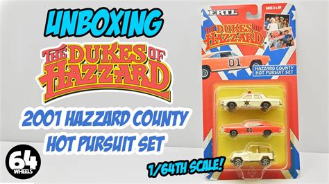 Unboxing The Dukes Of Hazzard Ertl Hazzard County Hot Pursuit Set