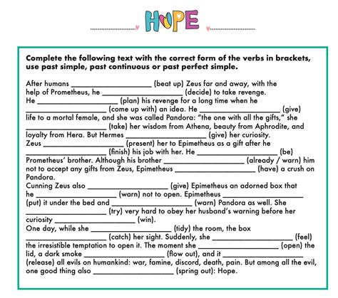 Narrative Tenses Worksheet Tenses Narrator English Grammar My XXX Hot