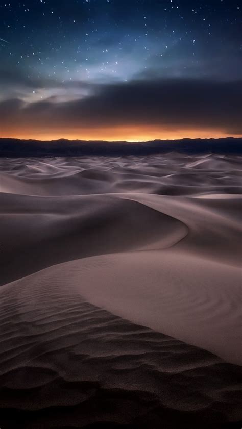 Desert Night Starry 640x1136 Iphone 55s5cse Wallpaper